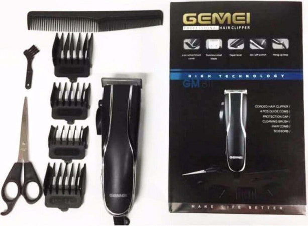 Tagliacapelli-Professionale-Con-Filo-Trimmer-Elettrico-Gm-811-Con-Lama-In-Titanio