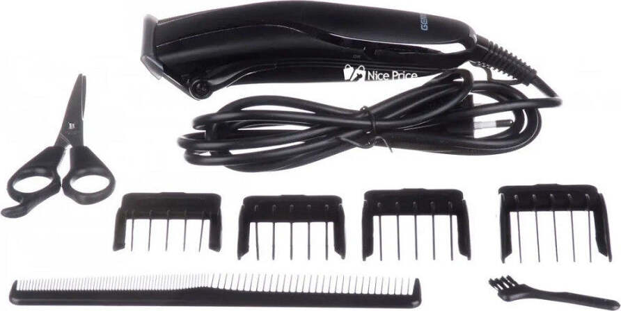 Tagliacapelli-Professionale-Con-Filo-Trimmer-Elettrico-Gm-811-Con-Lama-In-Titanio