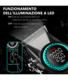 Tagliacapelli Professionale Da Uomo Senza Fili Per Barbieri Display A Led V-001