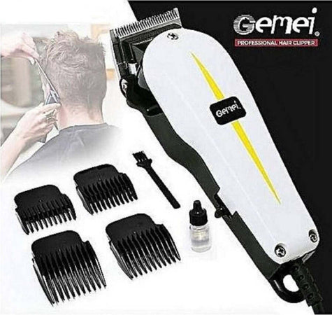 Tagliacapelli-Professionale-Elettrico-Con-Filo-Trimmer-Regola-Barba-Geemy-Gm1021