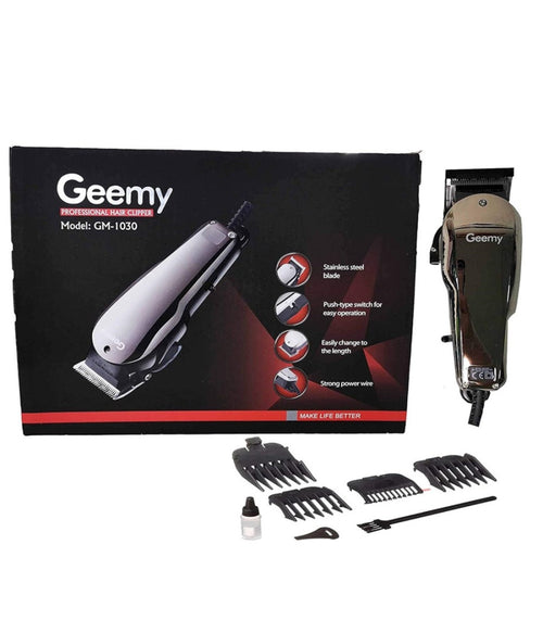 Tagliacapelli Professionale Gm-1030 Trimmer Elettrico Con Filo Rasoio Per Uomo