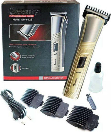 Tagliacapelli-Professionale-Gm-6128-Trimmer-Regolabarba-Elettrico-Ricaricabile