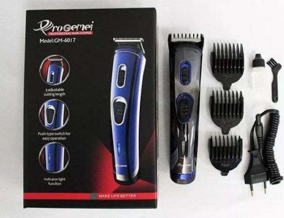 Tagliacapelli Professionale Ricaricabile A Batteria Blu O Grigia Geemy Gm-6017 Salute e Bellezza > Depilazione e rasatura > Rasoi e Tagliacapelli Trade Shop italia - Napoli, Commerciovirtuoso.it
