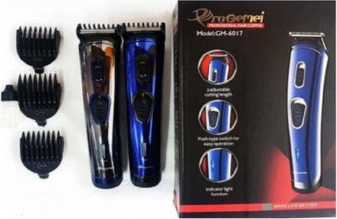 Tagliacapelli-Professionale-Ricaricabile-A-Batteria-Blu-O-Grigia-Geemy-Gm-6017