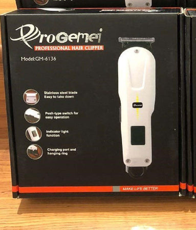 Tagliacapelli Professionale Ricaricabile Gm-6136 Display Lcd Trimmer 4 Pettini Salute e Bellezza > Depilazione e rasatura > Rasoi e Tagliacapelli Trade Shop italia - Napoli, Commerciovirtuoso.it