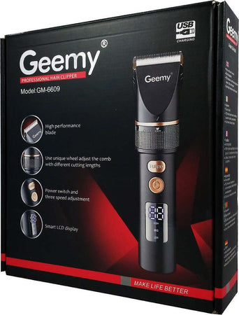 Tagliacapelli Professionale Trimmer A Batteria Ricaricabile Display Lcd Gm-6609 Salute e Bellezza > Depilazione e rasatura > Rasoi e Tagliacapelli Trade Shop italia - Napoli, Commerciovirtuoso.it