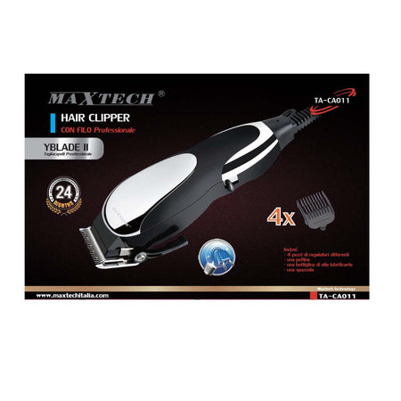 Tagliacapelli-Professionale-Uomo-Rasoio-Con-Filo-Spazzola-Lubrificante-Maxtech-Ta-ca011