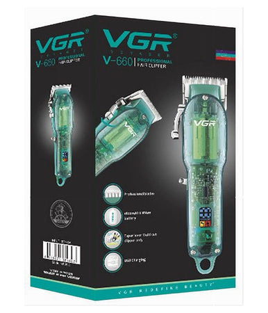 Tagliacapelli Professionale Uomo Senza Fili Ricaricabile Usb Leva Conica Vgr V-660