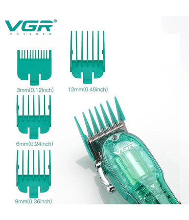 Tagliacapelli Professionale Uomo Senza Fili Ricaricabile Usb Leva Conica Vgr V-660