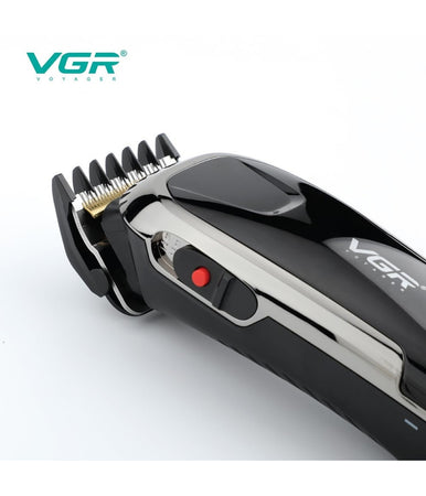 Tagliacapelli Professionale Vgr V-127 Lama In Acciaio 8 Pettini Guida Con Filo