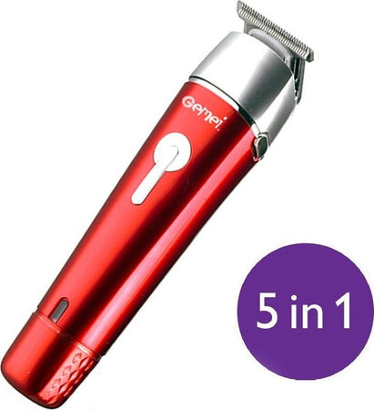 TAGLIACAPELLI RASOIO BARBA TAGLIA CAPELLI PELI NASO RICARICABILE 5 IN 1 GM-571 Salute e cura della persona/Rasatura epilazione e rimozione peli/Regolabarba tagliacapelli e rasoi per il corpo/Tagliacapelli Trade Shop italia - Napoli, Commerciovirtuoso.it