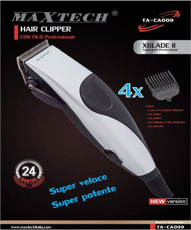 Tagliacapelli Rasoio Con Filo Elettrico Regolabile Spazzola Maxtech Da Uomo Ta-ca009 Salute e cura della persona/Rasatura epilazione e rimozione peli/Regolabarba tagliacapelli e rasoi per il corpo/Tagliacapelli Trade Shop italia - Napoli, Commerciovirtuoso.it