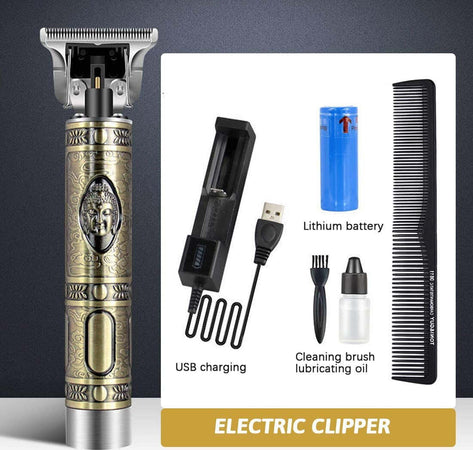 Tagliacapelli Rasoio Elettrico Professionale Ricaricabile Retr? Vintage Budda Salute e Bellezza > Depilazione e rasatura > Rasoi e Tagliacapelli Trade Shop italia - Napoli, Commerciovirtuoso.it
