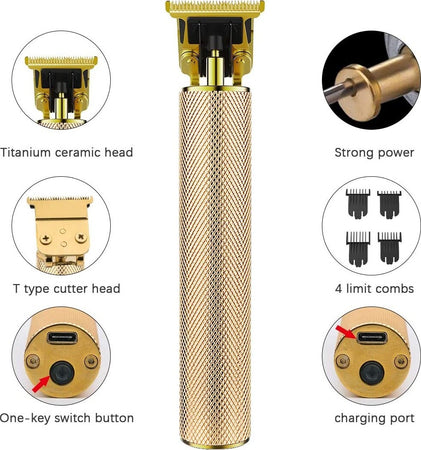 Tagliacapelli Rasoio Elettrico Professionale Usb Ricaricabile Retr? Vintage Oro Salute e Bellezza > Depilazione e rasatura > Rasoi e Tagliacapelli Trade Shop italia - Napoli, Commerciovirtuoso.it