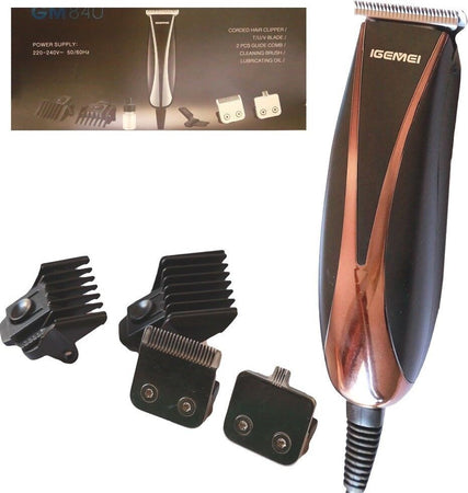 TAGLIACAPELLI RASOIO ELETTRICO REGOLA BARBA LAMA IN TITANIO 6 ACCESSORI GM840 Salute e cura della persona/Rasatura epilazione e rimozione peli/Regolabarba tagliacapelli e rasoi per il corpo/Tagliacapelli Trade Shop italia - Napoli, Commerciovirtuoso.it