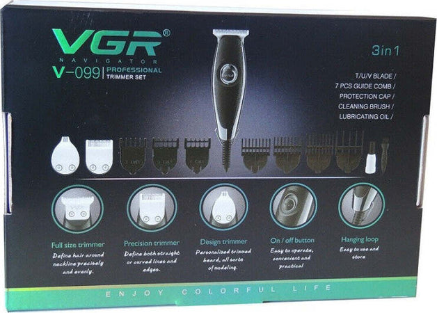 Tagliacapelli-Rasoio-Elettrico-Regola-Barba-Taglia-Capelli-Accessori-Vgr-V-099