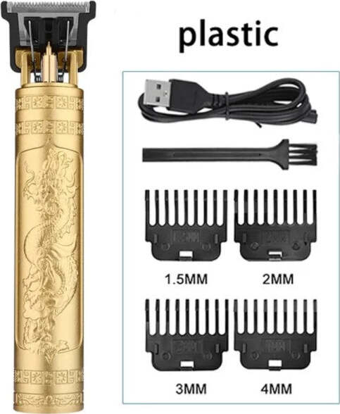 Tagliacapelli-Rasoio-Elettrico-Ricaricabile-Regolabile-Taglia-Barba-Capelli-Prof