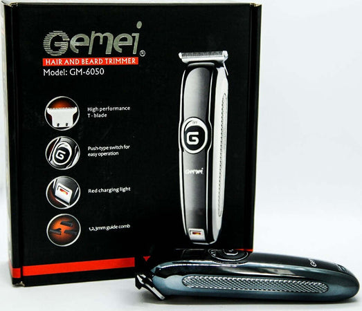 TAGLIACAPELLI RASOIO PROFESSIONALE RICARICABILE LAMA ACCIAIO INOX GEMEI GM-6050 Salute e cura della persona/Rasatura epilazione e rimozione peli/Regolabarba tagliacapelli e rasoi per il corpo/Tagliacapelli Trade Shop italia - Napoli, Commerciovirtuoso.it