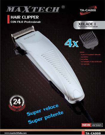 Tagliacapelli Rasoio Rasatura Con Filo Regolabile Professionale Maxtech Da Uomo Ta-ca008 Salute e cura della persona/Rasatura epilazione e rimozione peli/Regolabarba tagliacapelli e rasoi per il corpo/Tagliacapelli Trade Shop italia - Napoli, Commerciovirtuoso.it