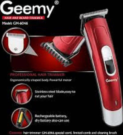 Tagliacapelli Regola Barba Capelli Professionale Elettrico Gm-6046 Senza Fili Salute e Bellezza > Depilazione e rasatura > Rasoi e Tagliacapelli Trade Shop italia - Napoli, Commerciovirtuoso.it