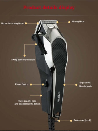 Tagliacapelli Regola Barba Rasoio Con Filo Elettrico Professionale Trimmer V-130 Salute e cura della persona/Rasatura epilazione e rimozione peli/Regolabarba tagliacapelli e rasoi per il corpo/Tagliacapelli Trade Shop italia - Napoli, Commerciovirtuoso.it