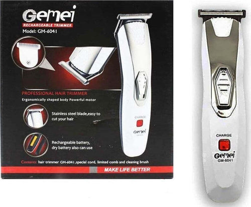 Tagliacapelli Regolabarba Capelli A Batteria Ricaricabile Trimmer Rasoio Gm-6041 Salute e Bellezza > Depilazione e rasatura > Rasoi e Tagliacapelli Trade Shop italia - Napoli, Commerciovirtuoso.it
