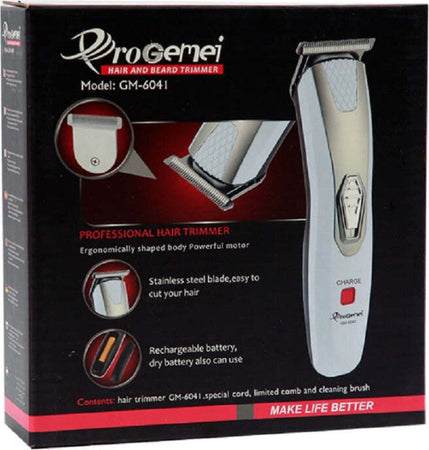 Tagliacapelli-Regolabarba-Capelli-A-Batteria-Ricaricabile-Trimmer-Rasoio-Gm-6041