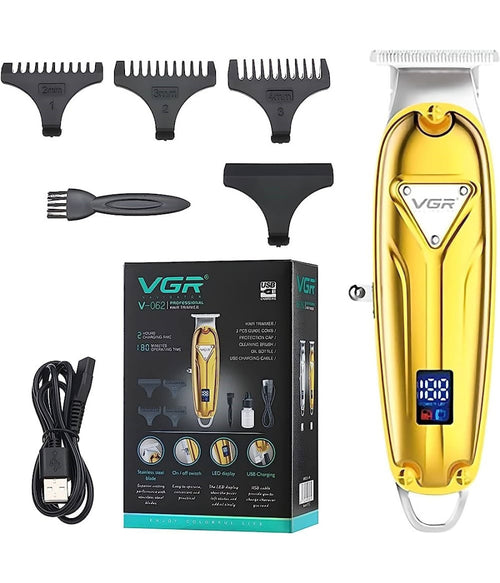 Tagliacapelli Rifinitore Barba Baffi Professionale Ricaricabile Rasoio Vgr V-062