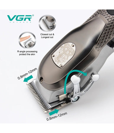 Tagliacapelli Senza Fili Display Digitale Elettrico Batteria Ricaricabile V-276