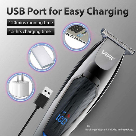Tagliacapelli Tagliabarba Professionale Ricaricabile Usb Trimmer Display V-070 Salute e Bellezza > Depilazione e rasatura > Rasoi e Tagliacapelli Trade Shop italia - Napoli, Commerciovirtuoso.it