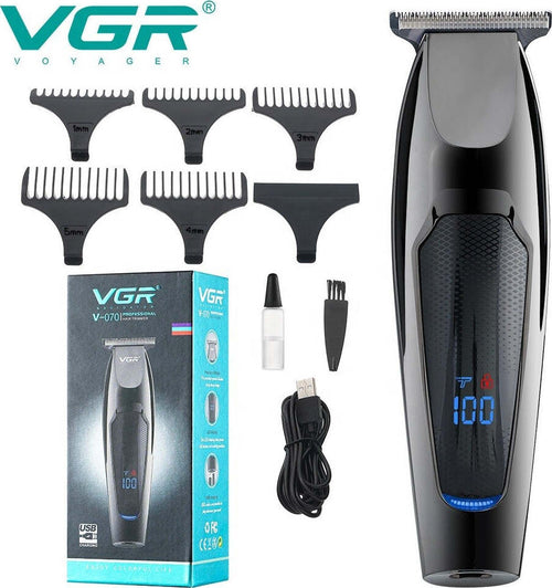 Tagliacapelli Tagliabarba Professionale Ricaricabile Usb Trimmer Display V-070 Salute e Bellezza > Depilazione e rasatura > Rasoi e Tagliacapelli Trade Shop italia - Napoli, Commerciovirtuoso.it