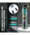 Tagliacapelli Uomo Professionale Senza Filo Ricaricabile A Batteria 0 Mm Vgr 961