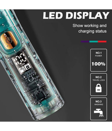 Tagliacapelli Uomo Professionale Senza Filo Ricaricabile A Batteria 0 Mm Vgr 961