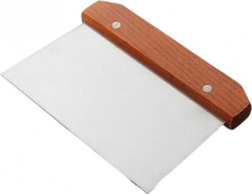 Tagliapasta Raschietto Spatola Rettangolare In Acciaio Inox Con Manico Legno Casa e cucina/Utensili da cucina/Rotelle tagliapizza Trade Shop italia - Napoli, Commerciovirtuoso.it