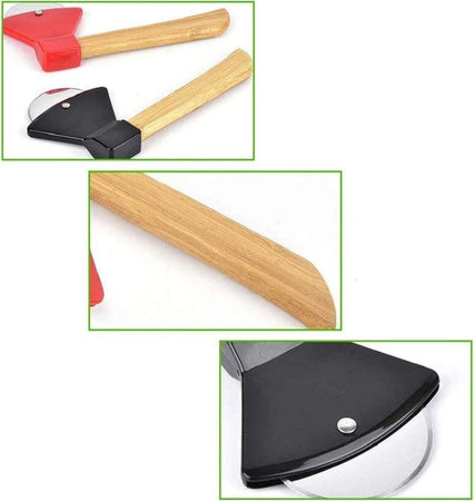 Tagliapizza Rotella Taglierina Acciaio Legno Rullo Cucina Forma Ascia 21cm 50860 Casa e cucina/Utensili da cucina/Rotelle tagliapizza Trade Shop italia - Napoli, Commerciovirtuoso.it