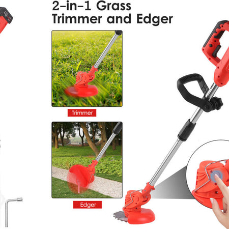 Tagliasiepi Taglia Erba Rasa A Batteria 21v Con Disco Circolare Asta Telescopica Articoli da Giardino > Attrezzi da giardino > Tagliaerba Trade Shop italia - Napoli, Commerciovirtuoso.it