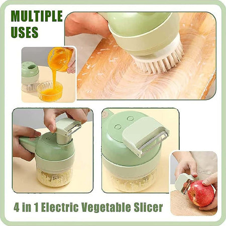 Tagliaverdure Trita Verdure A Batterie Ricaricabile Usb Multifunzione Portatile Casa, arredamento e bricolage > Cucina > Affettaverdure Trade Shop italia - Napoli, Commerciovirtuoso.it