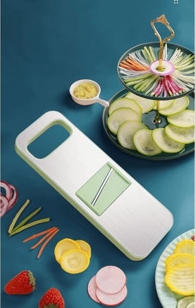 Tagliaverdure Tritatutto Multi Testa Q-kc13 Mandolino Multifunzionale 4 Lame Casa e cucina/Utensili da cucina/Affettaverdure e mandolini da cucina Trade Shop italia - Napoli, Commerciovirtuoso.it