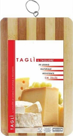 Tagliere In Legno Naturale Resistente Per Alimenti Cucina Casa 30x40cm Casa, arredamento e bricolage > Cucina > Taglieri Trade Shop italia - Napoli, Commerciovirtuoso.it