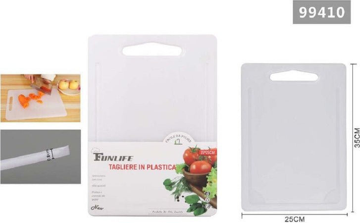 Tagliere In Plastica Con Canale Scanalatura 35x25x0.8cm Per Verdure Frutta 99410 Casa e cucina/Utensili da cucina/Taglieri Trade Shop italia - Napoli, Commerciovirtuoso.it