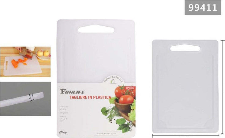 Tagliere In Plastica Con Canale Scanalatura 44x29x0.8cm Per Verdure Frutta 99411 Casa e cucina/Utensili da cucina/Taglieri Trade Shop italia - Napoli, Commerciovirtuoso.it