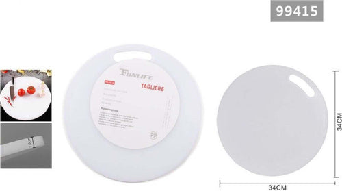 Tagliere In Plastica Manico Rotondo 34x1cm Tagliare Verdure Frutta Cucina 99415 Casa e cucina/Utensili da cucina/Taglieri Trade Shop italia - Napoli, Commerciovirtuoso.it