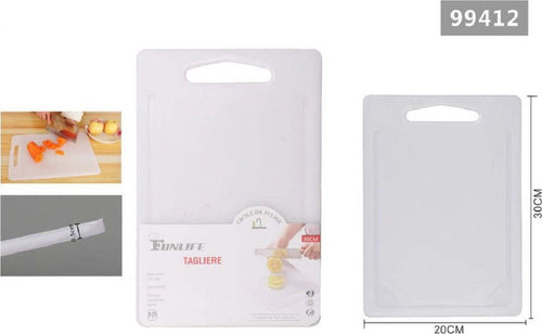 Tagliere Plastica Con Canale Scanalatura 30x20x0.5cm Frutta Verdure Cucina 99412 Casa e cucina/Utensili da cucina/Taglieri Trade Shop italia - Napoli, Commerciovirtuoso.it