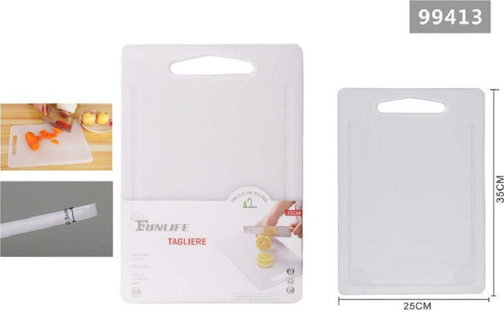 Tagliere Plastica Con Canale Scanalatura 35x25x0.5cm Frutta Verdure Cucina 99413 Casa e cucina/Utensili da cucina/Taglieri Trade Shop italia - Napoli, Commerciovirtuoso.it