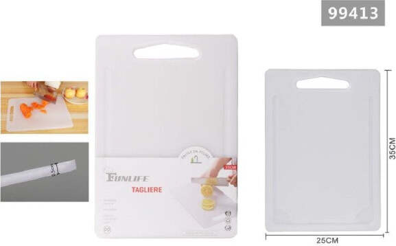 Tagliere-Plastica-Con-Canale-Scanalatura-35x25x0.5cm-Frutta-Verdure-Cucina-99413