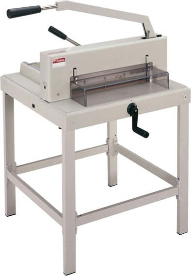 Taglierina a leva alti spessori 3941 - 1070x680x740 mm - 430 mm (A3) - capacitA' taglio 500 fg - con blocca lama - grigio - Titanium Casa e cucina/Hobby creativi/Materiali per hobby creativi/Utensili per il taglio/Taglierine e lame per carta/Taglierine a leva Eurocartuccia - Pavullo, Commerciovirtuoso.it