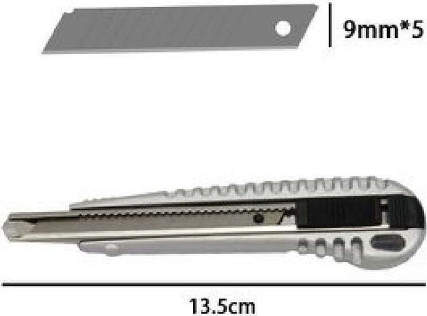 Taglierino Cutter Professionale 13.5cm Con Fermo Blocco Guida Lame Da 9 Mm 71076 Casa, arredamento e bricolage > Bricolage e fai da te > Utensili Manuali Trade Shop italia - Napoli, Commerciovirtuoso.it