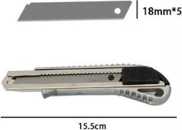 Taglierino Cutter Professionale 15.5cm Con Fermo Blocco Guida Lame Da 18mm 71077 Casa, arredamento e bricolage > Bricolage e fai da te > Utensili Manuali Trade Shop italia - Napoli, Commerciovirtuoso.it