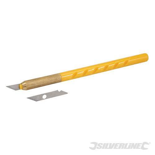 Taglierino Bisturi Silverline + 25 lame Professionale e contenitore incluso Silverline