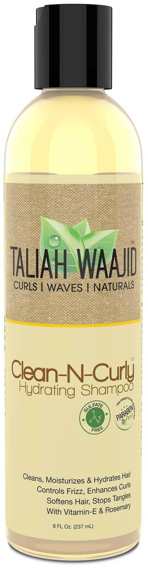 Taliah Waajid Cwn Clean-n-curly Shampoo 8 Oz Per Capelli Ricci Delicato